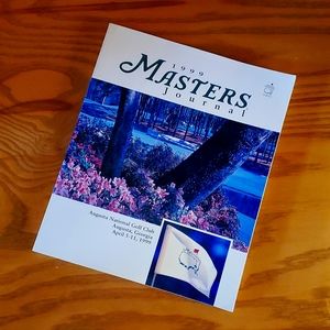 1999 Masters Tournament Journal w Tee Times